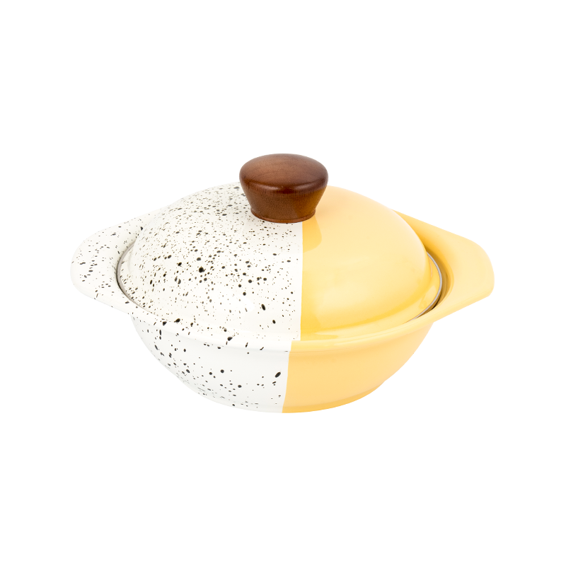 Emalje V-formet gryde