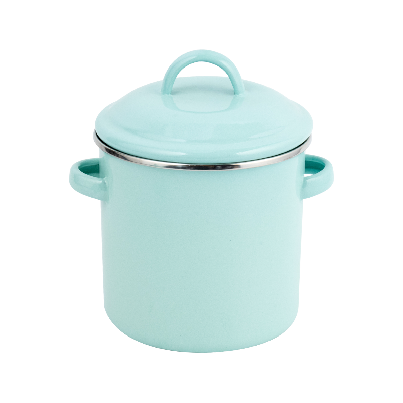 Emalje mini olie krukke