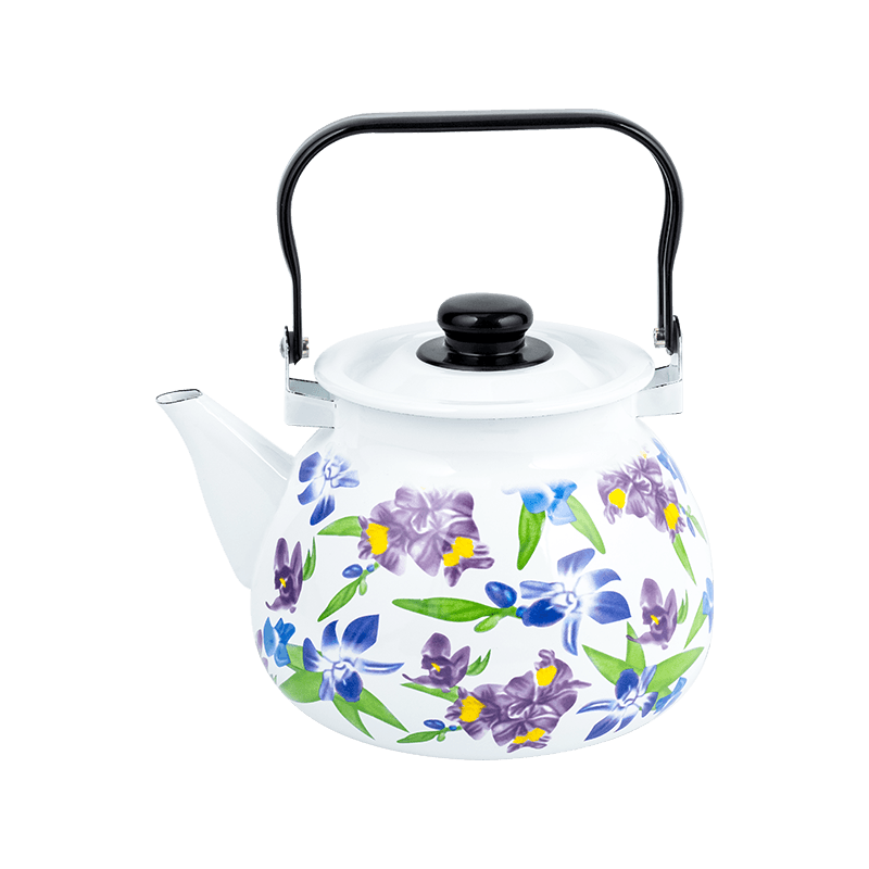 TK305 Emalje blussede Rim Tea Kettle