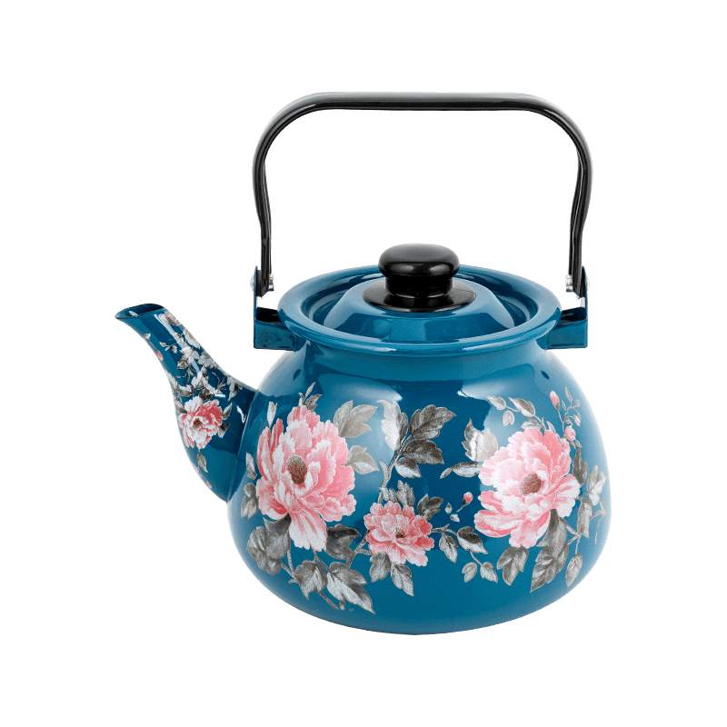 TK305 Emalje blussede Rim Tea Kettle