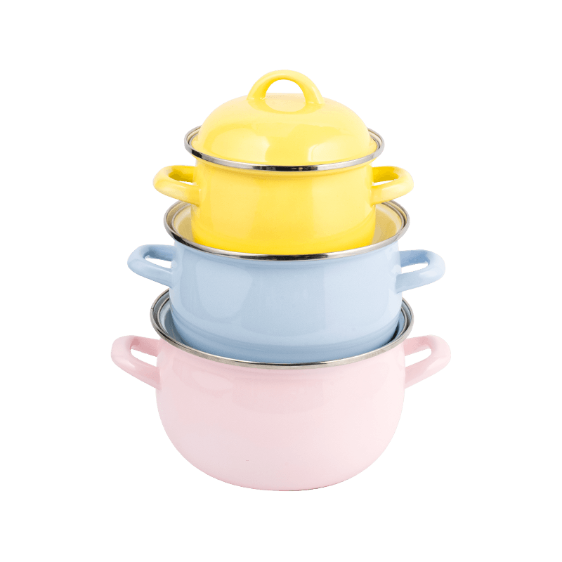 806D-5 rustfrit stål rund kantlagre Simmer emalje gryde 806D-5 rustfrit stål rund kantlagre Simmer emalje gryde