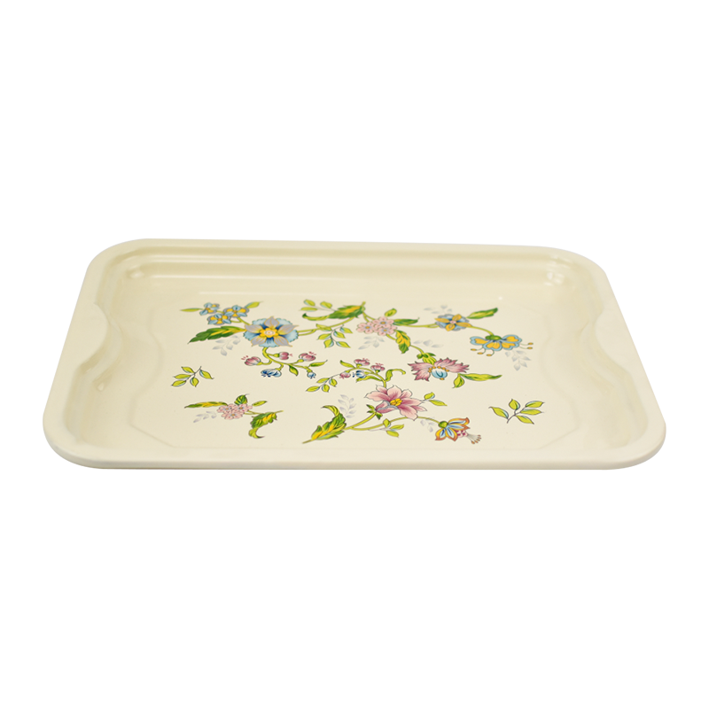 Emalje blussede Rim Square Plate