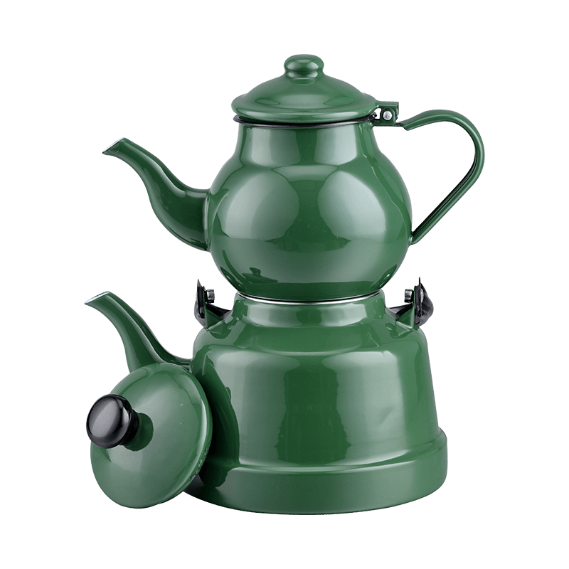 TK608 emalje Vintage håndtag TEAPOT SET