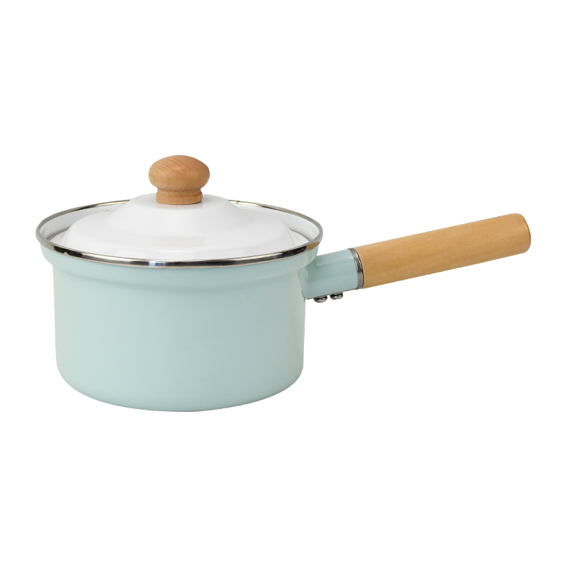 151d runde kant Spill-resistente enhåndtag Pot låg inkluderet